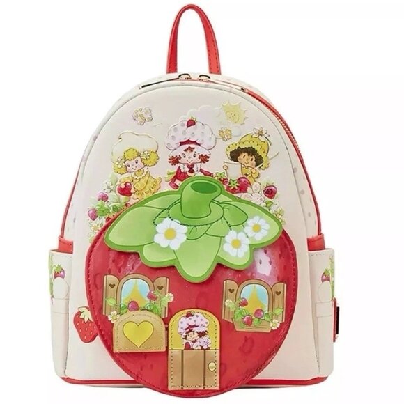 Loungefly Strawberry Shortcake cosplay Mini Backpack NWT - Picture 1 of 6